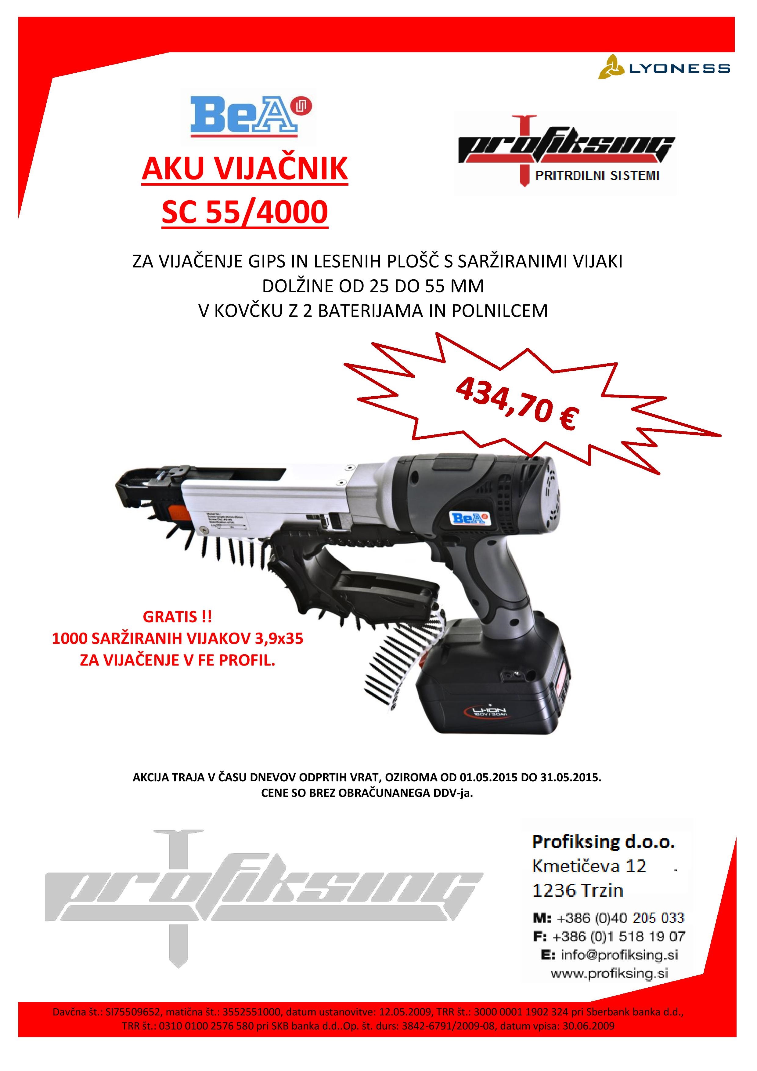 Bea Aku vijanik SC55-4000