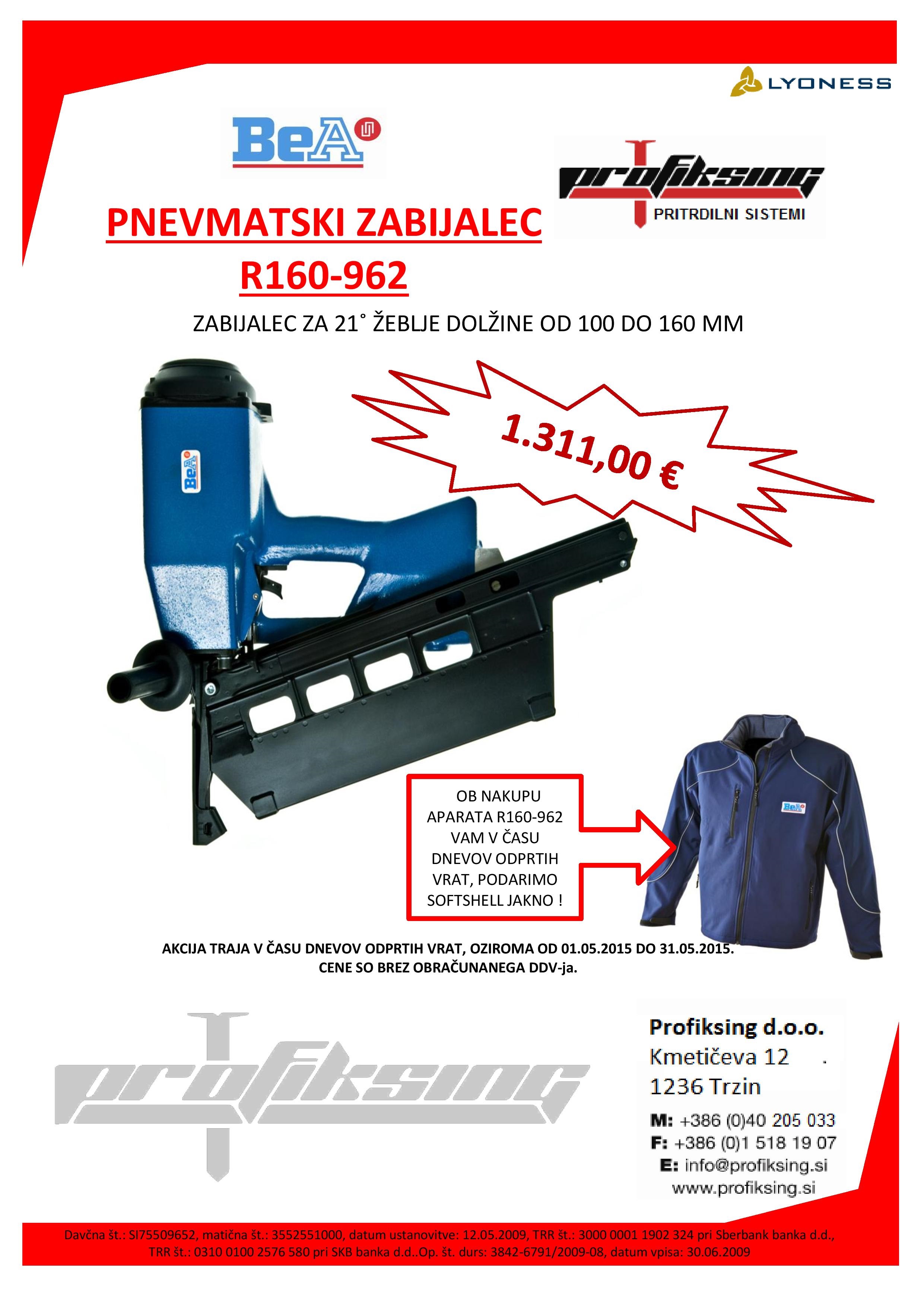 Bea Pnevm. zabijalec R160-962