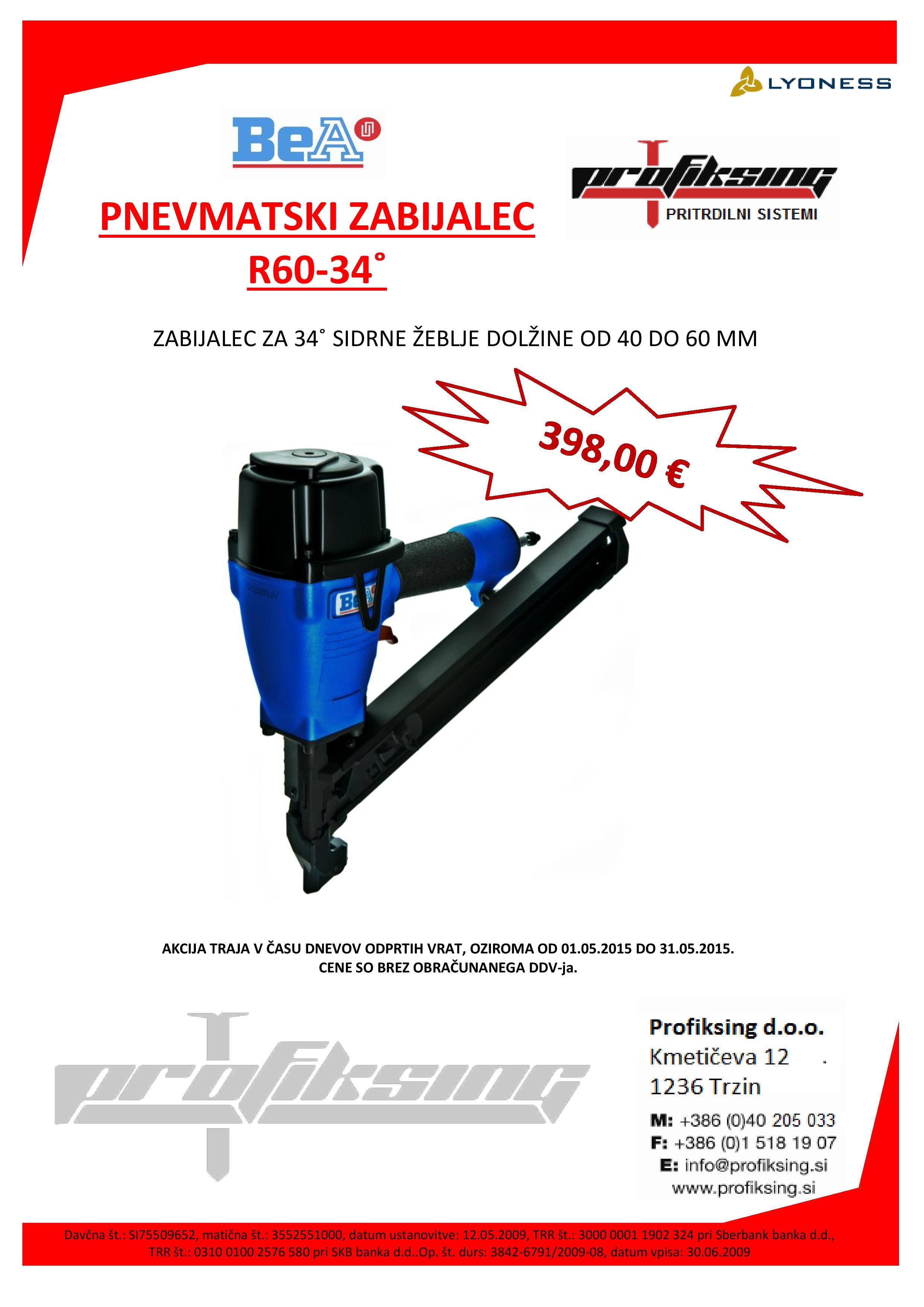 Bea Pnevm. zabijalec R60-34